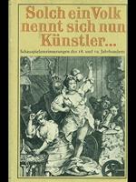 Solch ein volk nennt sich nun kunstler