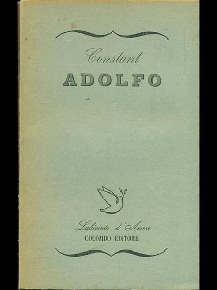 Adolfo - Benjamin Constant - copertina