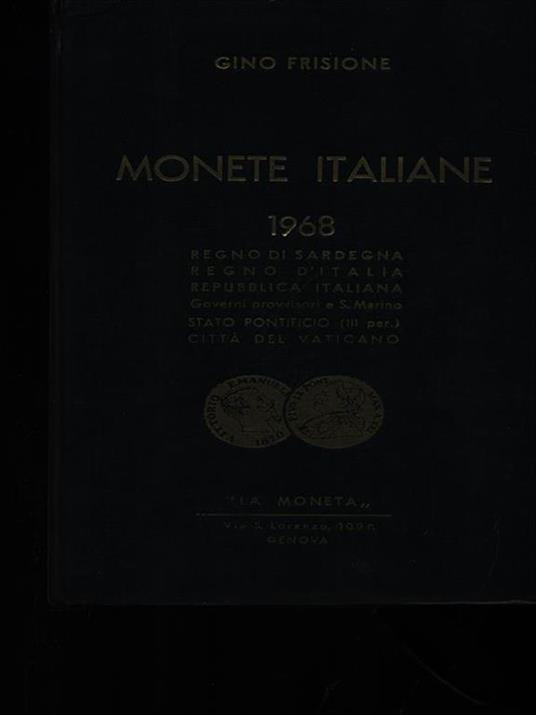 Monete italiane 1968 - Gino Frisione - copertina