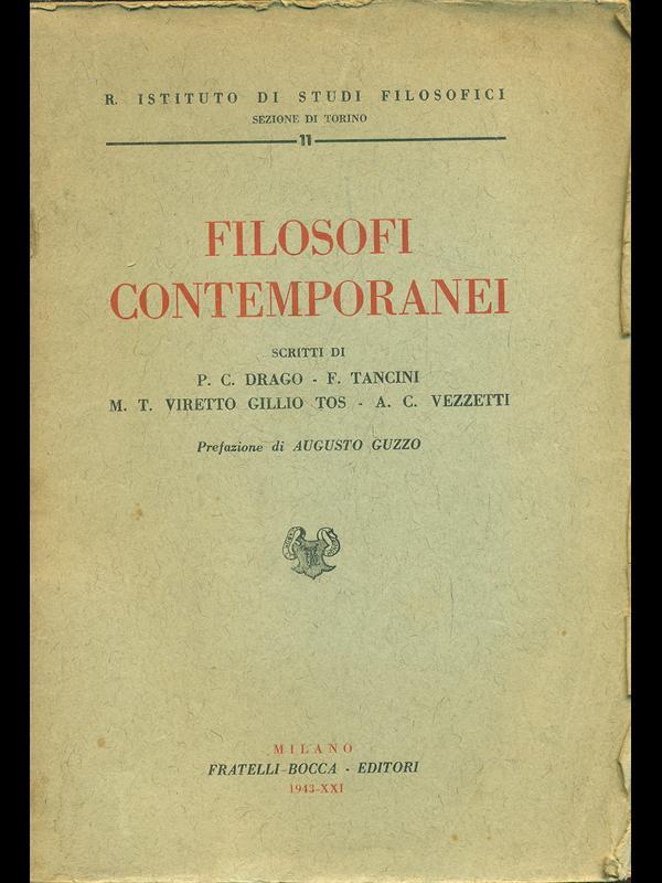 Filosofi contemporanei