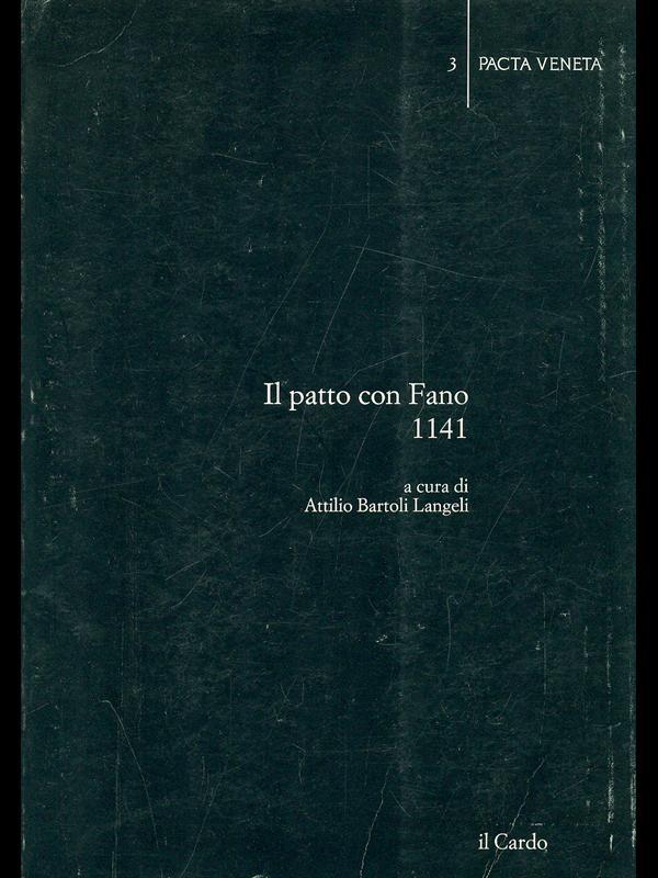 Il patto con Fano 1141