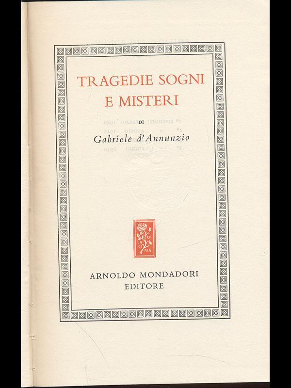 Teatro Vol. II. Tragedie sogni e misteri