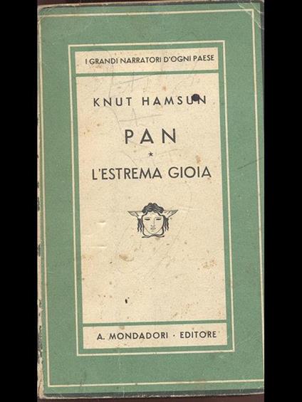 Pan. L'estrema gioia - Knut Hamsun - copertina