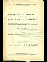 Novissimo dizionario delle lingue italiana etedesca
