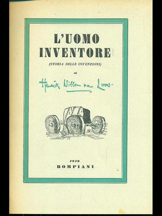 L' uomo inventore - Hendrik Willem - copertina