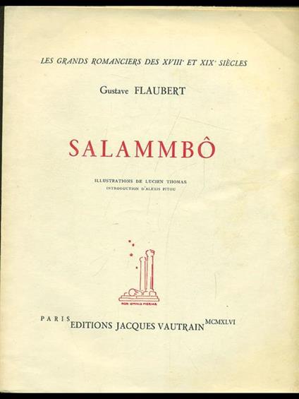 Salammbo - Gustave Flaubert - copertina