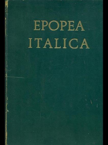 Epopea italica - copertina