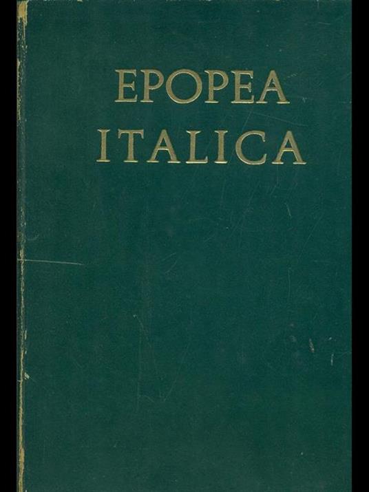 Epopea italica - copertina