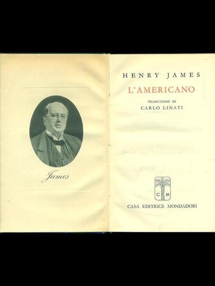 L' americano - Henry James - copertina