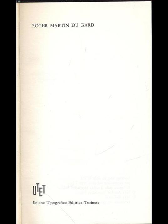 Roger Martin du Gard Premio Nobel1937 - copertina