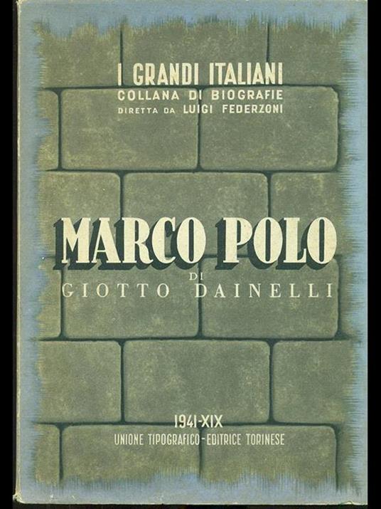Marco Polo - Giotto Dainelli - copertina