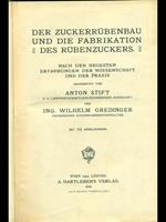 Der Zückerrubenbau und Die Fabrikation des Rubenzückers