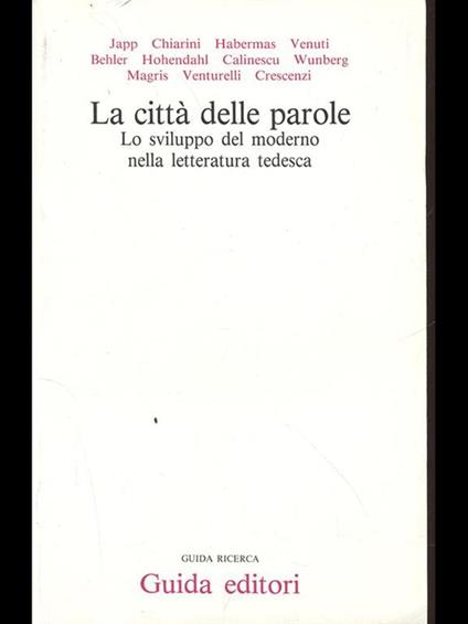 La città delle parole - copertina