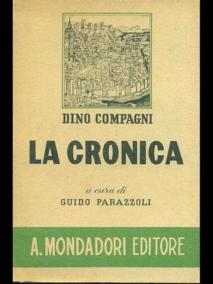 La cronica - Dino Compagni - copertina