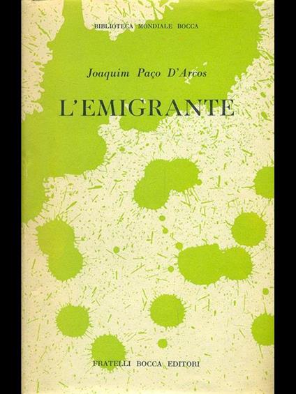 L' emigrante - copertina