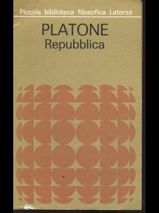 Repubblica - Platone - copertina