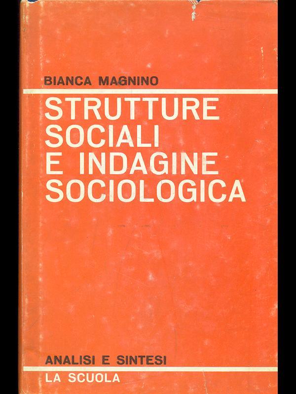 Strutture sociali e indagine sociologica