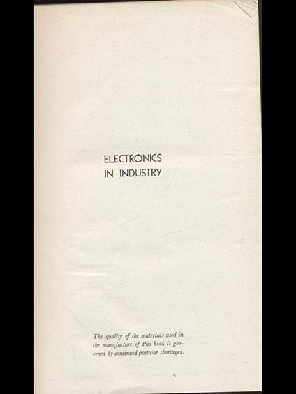 Electronics in industry - copertina