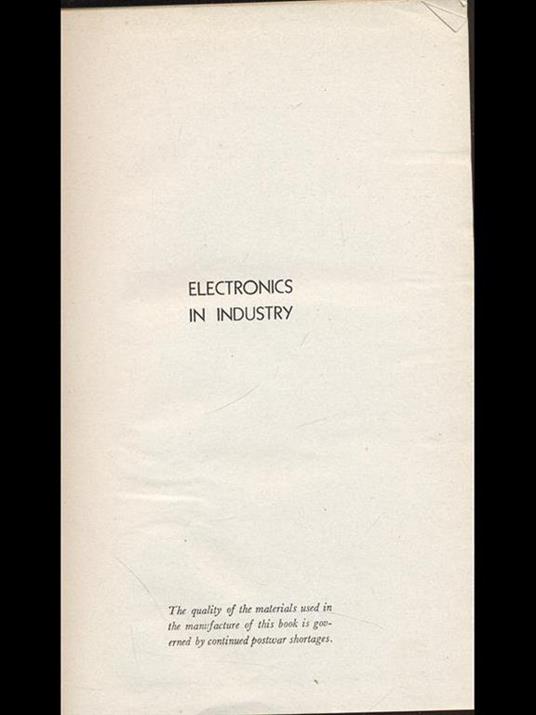 Electronics in industry - copertina