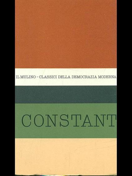 Opere - Benjamin Constant - copertina