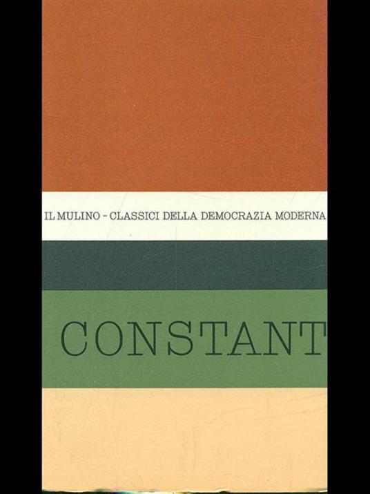 Opere - Benjamin Constant - copertina