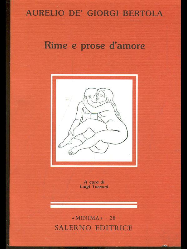 Rime e prose d'amore