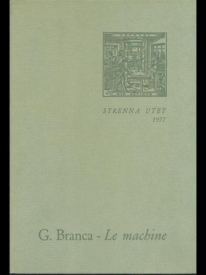 Le machine - Giovanni Branca - copertina