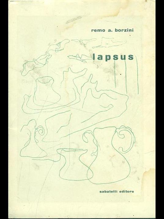 Lapsus - Remo A. Borzini - copertina
