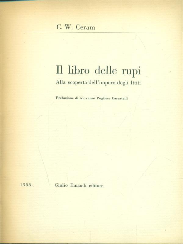 Il libro delle rupi