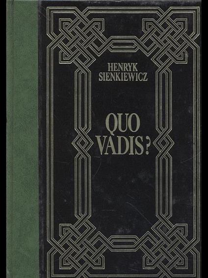 Quo Vadis - Henryk Sienkiewicz - copertina
