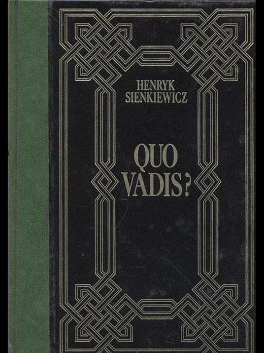 Quo Vadis - Henryk Sienkiewicz - copertina