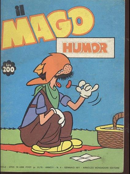 Il mago humor anno II n4 gennaio 1977 - copertina