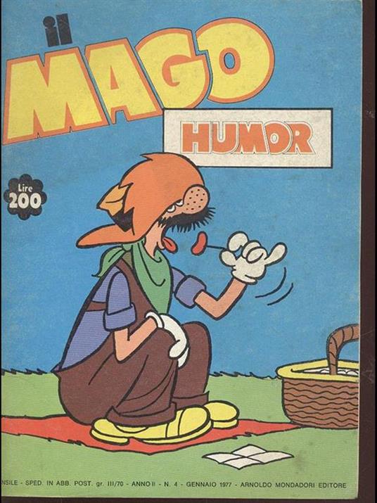 Il mago humor anno II n4 gennaio 1977 - copertina