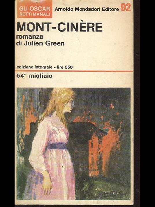 Mont-Cinere - Julien Green - copertina