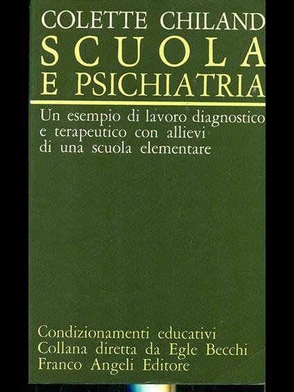 Scuola e psichiatria - Colette Chiland - copertina