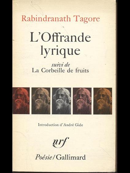 L' Offrande lyrique - Rabindranath Tagore - copertina