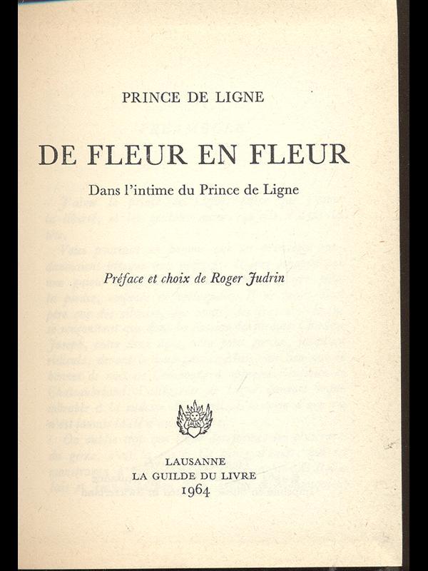 De fleur en fleur
