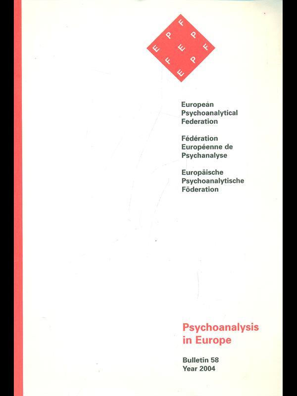 Psychoanalysis in Europe