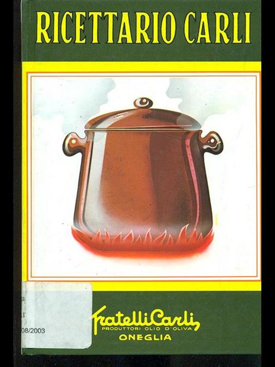 Ricettario carli - copertina