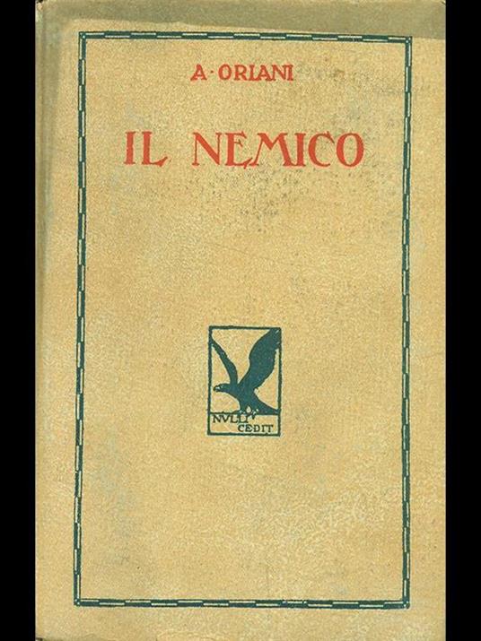 Il nemico. Vol. 2 - Alfredo Oriani - copertina