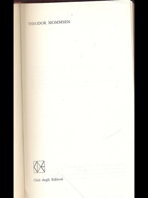 Premio Nobel 1902. Theodor Mommsen
