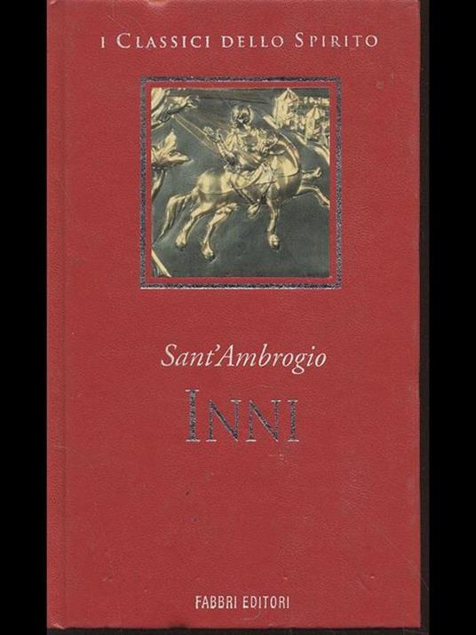 Inni - Ambrogio (sant') - copertina