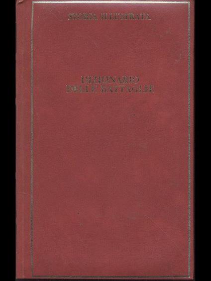 Dizionario delle battaglie - copertina