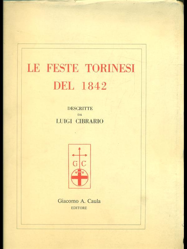 Le feste torinesi del 1842