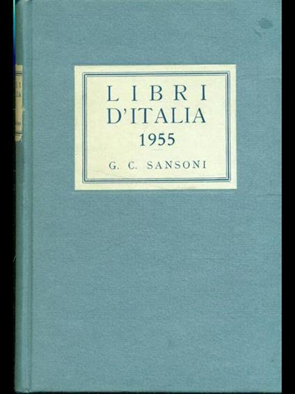 Libri d'Italia 1955 - copertina