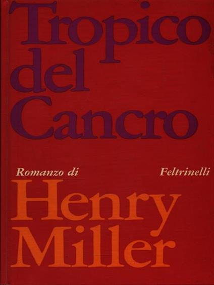 Tropico del Cancro - Henry Miller - copertina