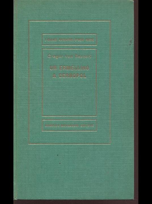 Un ermellino a Cernopol - Gregor von Rezzori - copertina