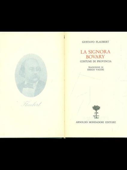 La signora Bovary - Gustave Flaubert - copertina