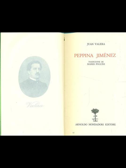 Peppina Jimenez - Juan Valera - copertina