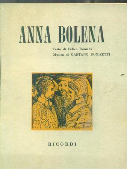 Anna Bolena - Eucardio Momigliano - copertina